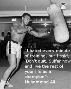 Frase motivacional de Muhammad Ali